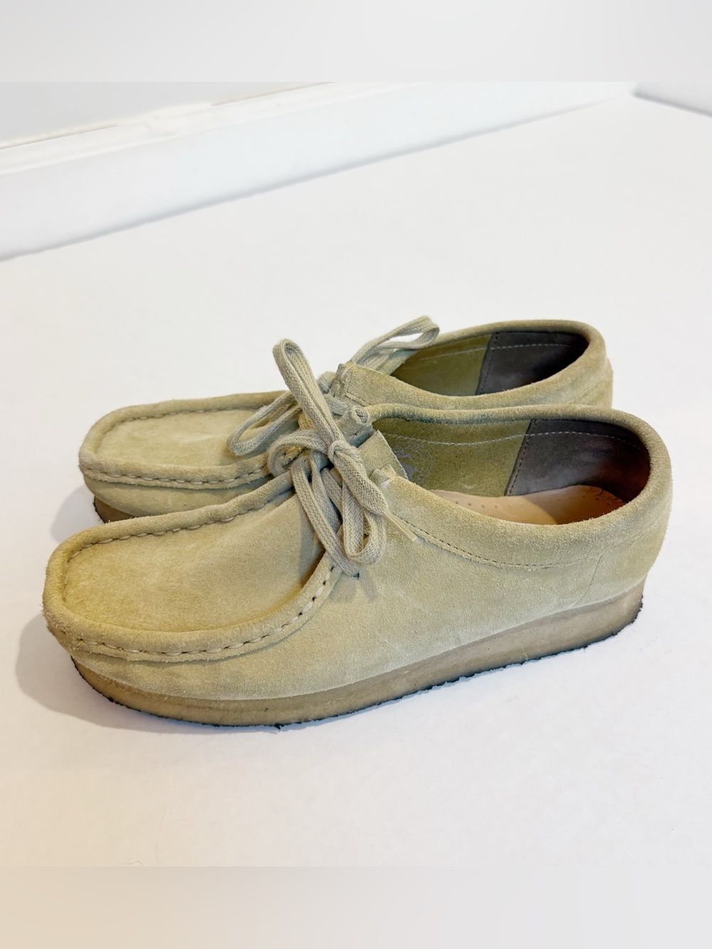 Clarks Originals Womens Wallabee Maple Suede Loafer Mocassin Moc Shoes Size 7.5